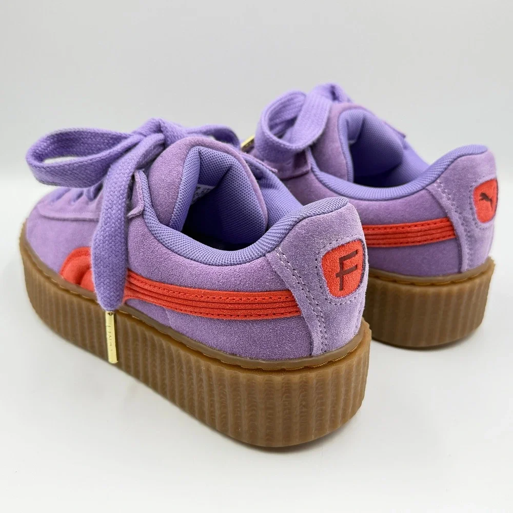 Puma Fenty Creeper Phatty Women 6.5 Purple Rihanna Suede Platform 399332-03 *NEW